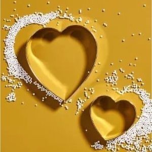 Anthropologie Heart Cookie Cutters, Set if Two